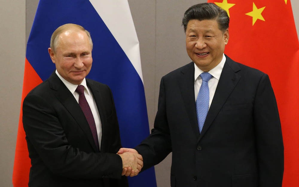 gas -Putin e  Xi Jinping 