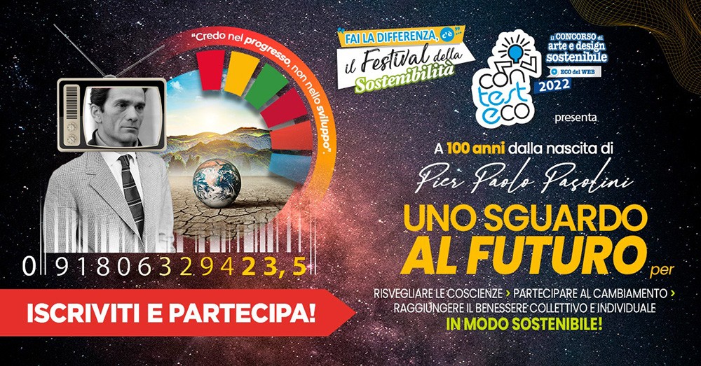 Pier Paolo Pasolini -Locandina Contesteco 2022