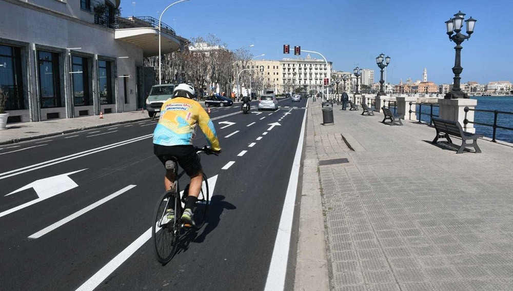 Città in transizione - pista ciclabile Bari