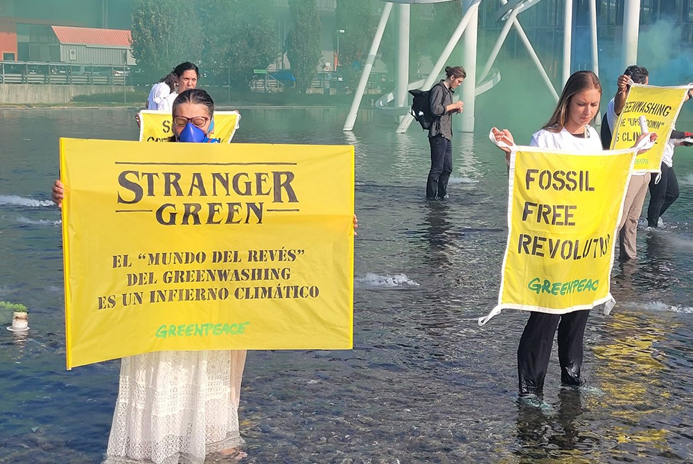 inferno climatico greenpeace milano