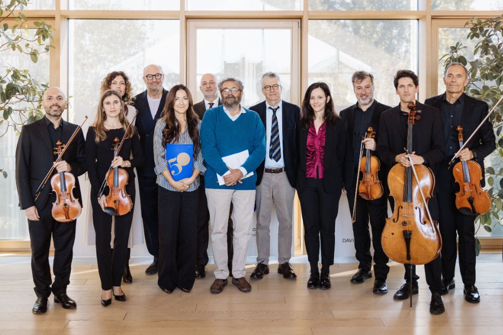 Foto scattata alla conferenza stampa del 17 ottobre 2025
