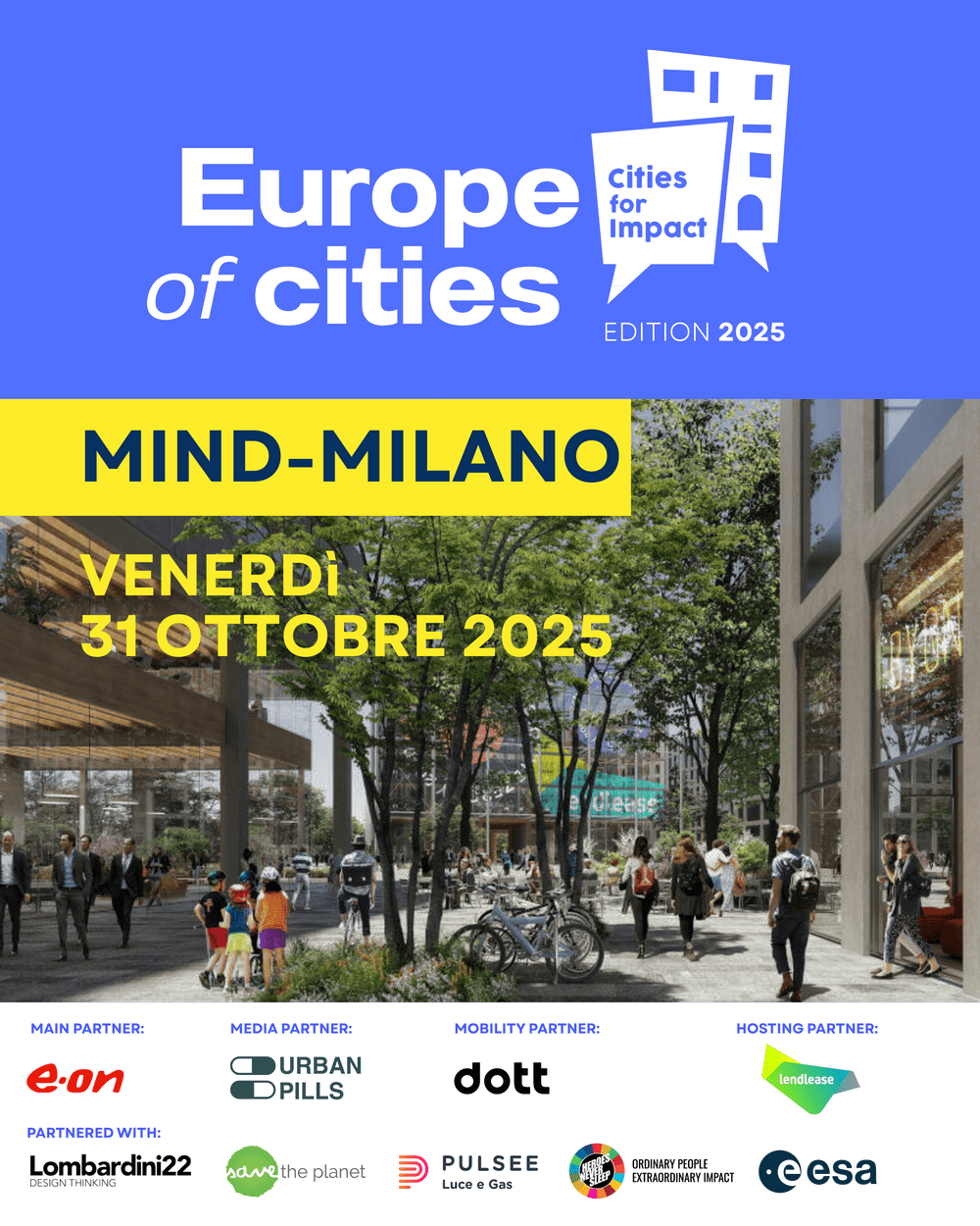 Cities For Impact 2025: evento sul futuro urbano in Europa