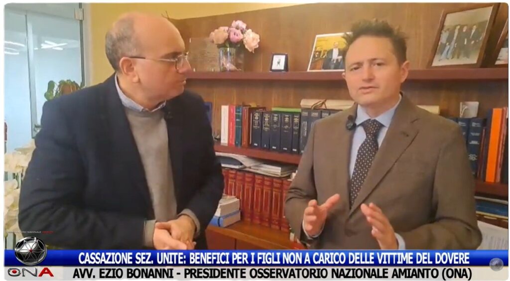 Intervista Abbate a Bonanni su figli non a carico vittime del dovere, servizio di leva