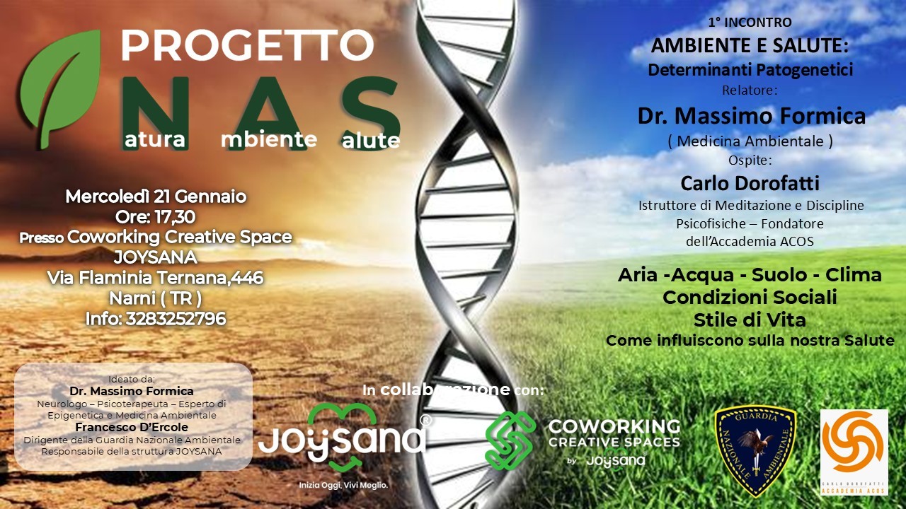 Progetto N.A.S.: conoscere i determinanti patogenetici per proteggere il futuro