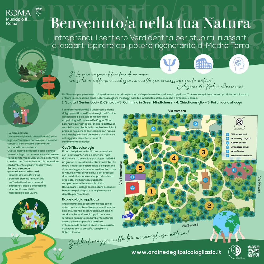 Ecopsicologia, il percorso di VerdIdentità (immagine fornita da CS)