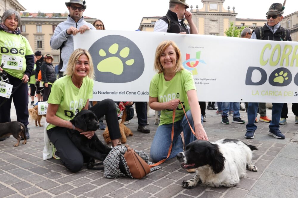 Corridog Bergamo, in sostegno al cane guida