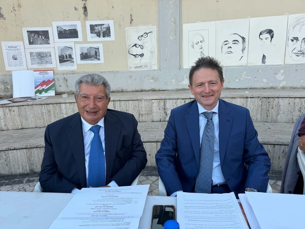 L'Avv. Ezio Bonanni e Fabio Massimo Gallo